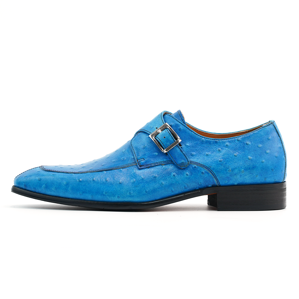 blue dress for baby girl Blue Buckle Dress Shoes D1240｜Formal Occasions｜VICHYKING – VichyKing®