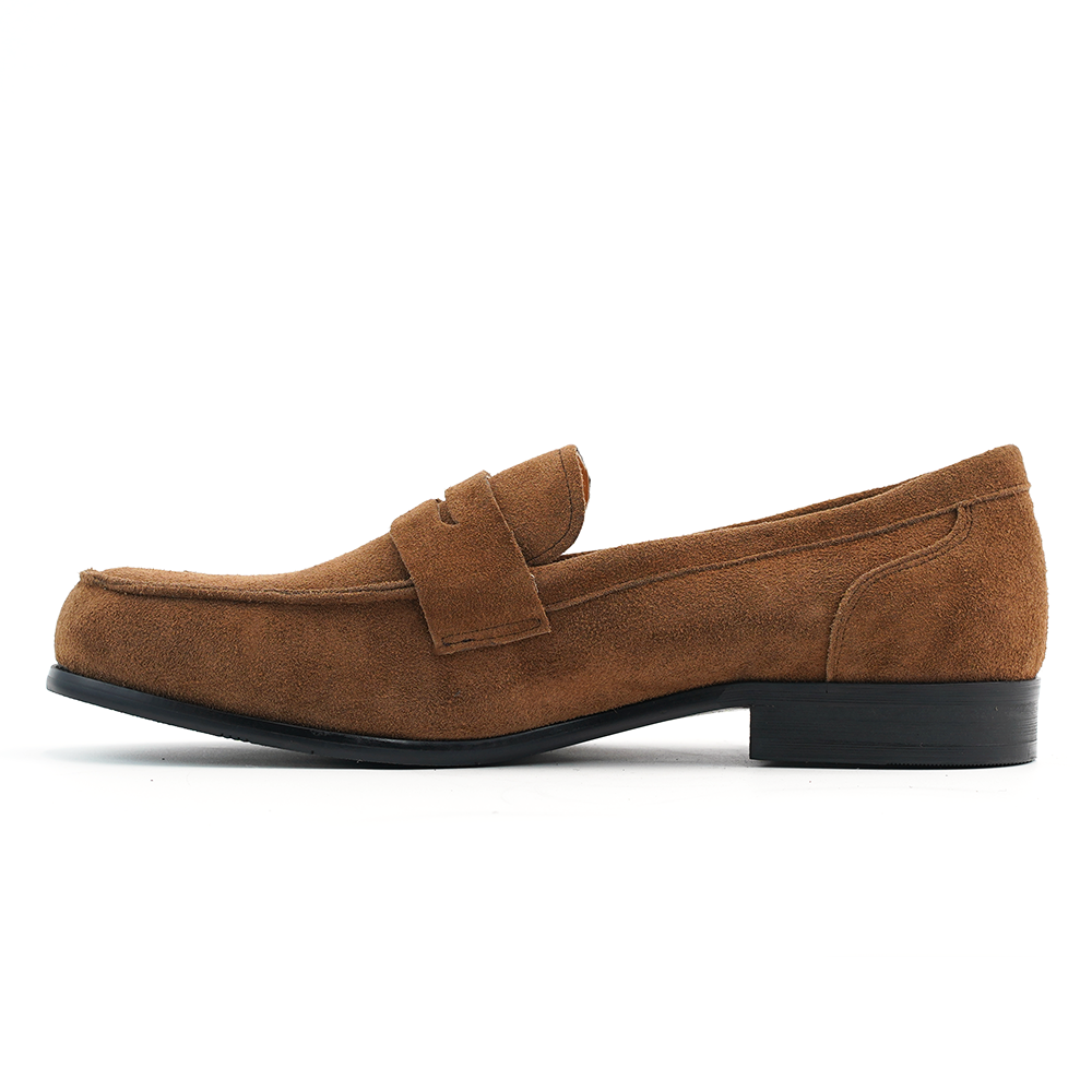 Brown Penny Loafers D1225