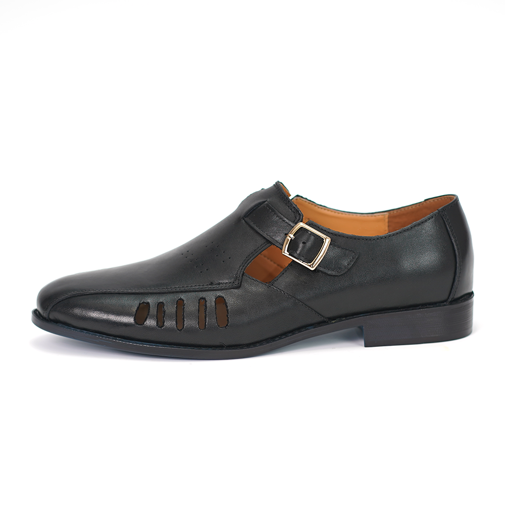 Red Three-buckle Dress Shoes D1150