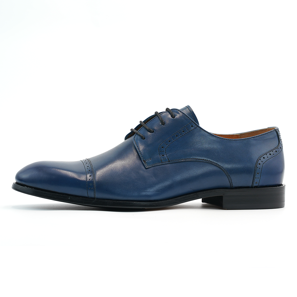 Blue Laced Dress Shoes D1191