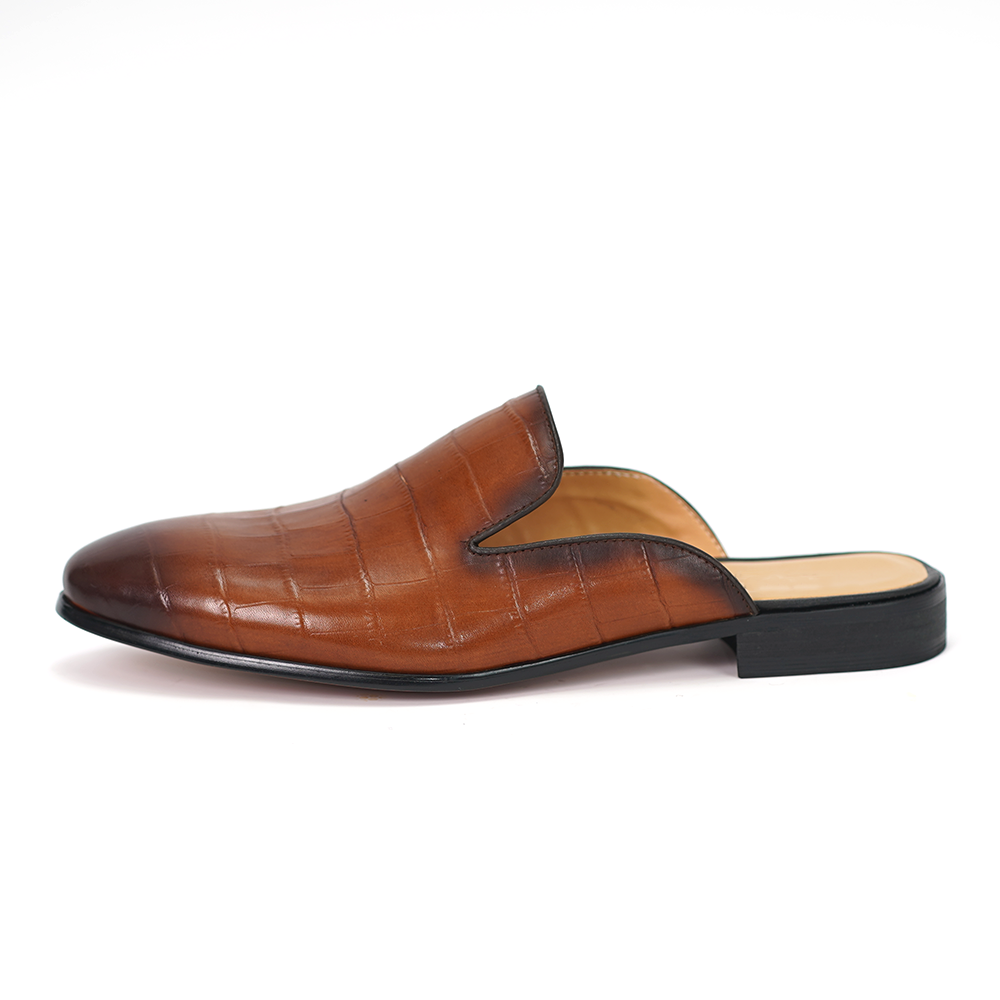 Burgundy Buckle Dress Shoes D1151