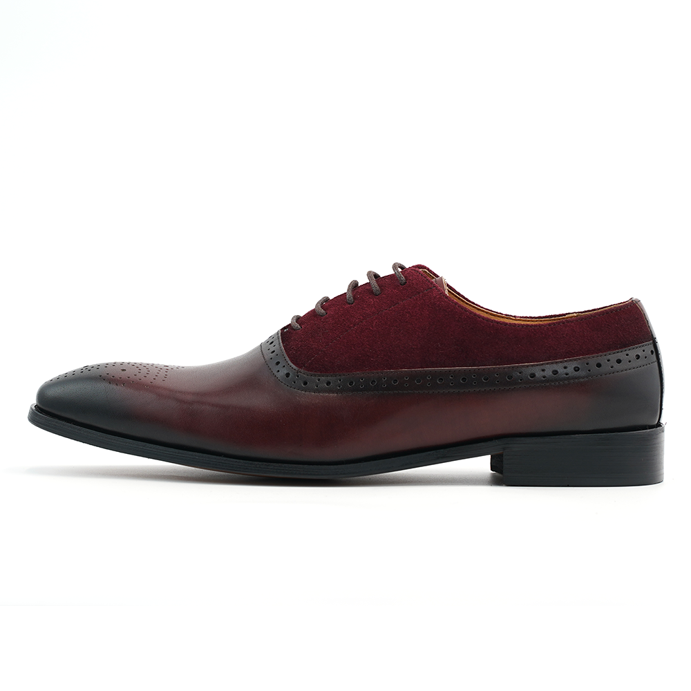 Burgundy Brogue D1196