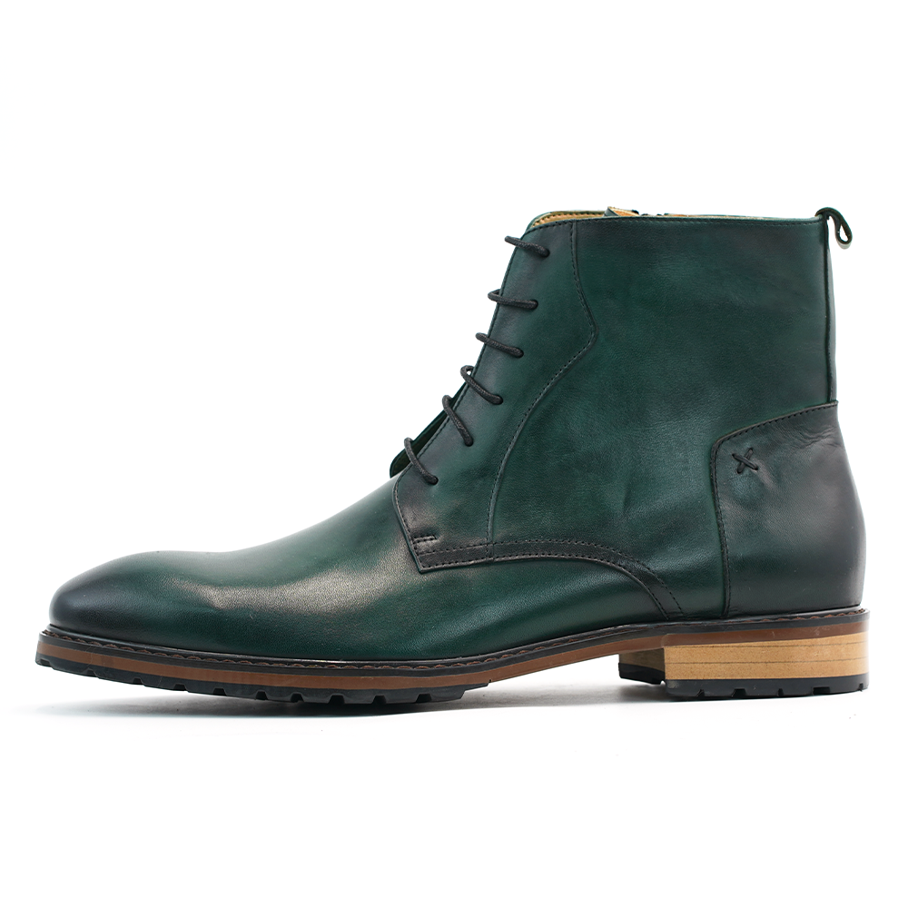 Green Laced Dress Shoes D1215