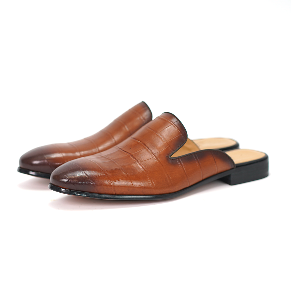 Burgundy Buckle Dress Shoes D1151