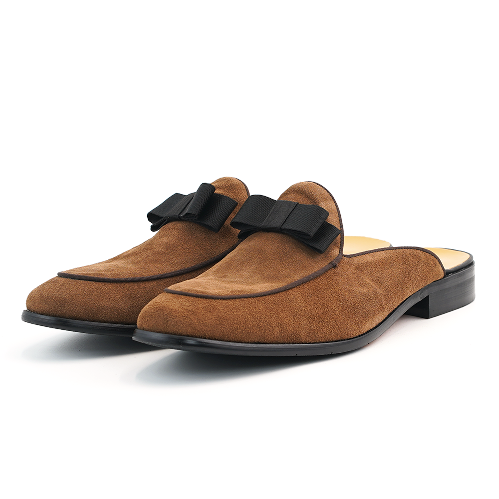 Brown Bow Formal Shoes D1255