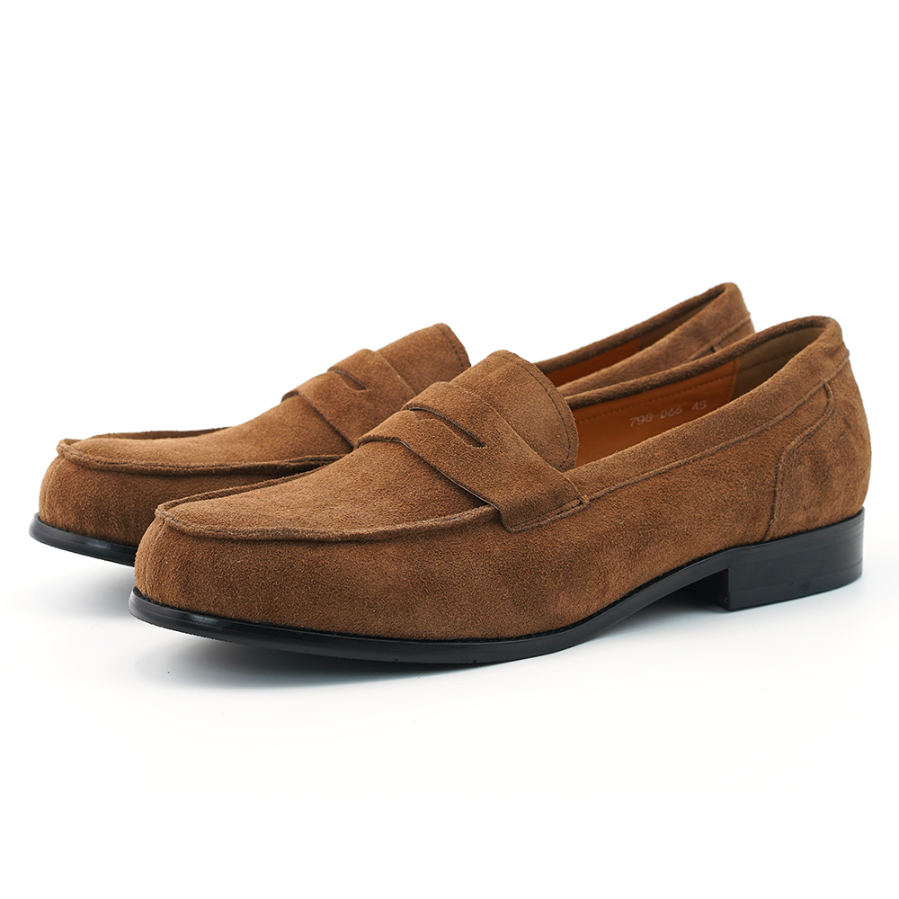 Brown Penny Loafers D1225