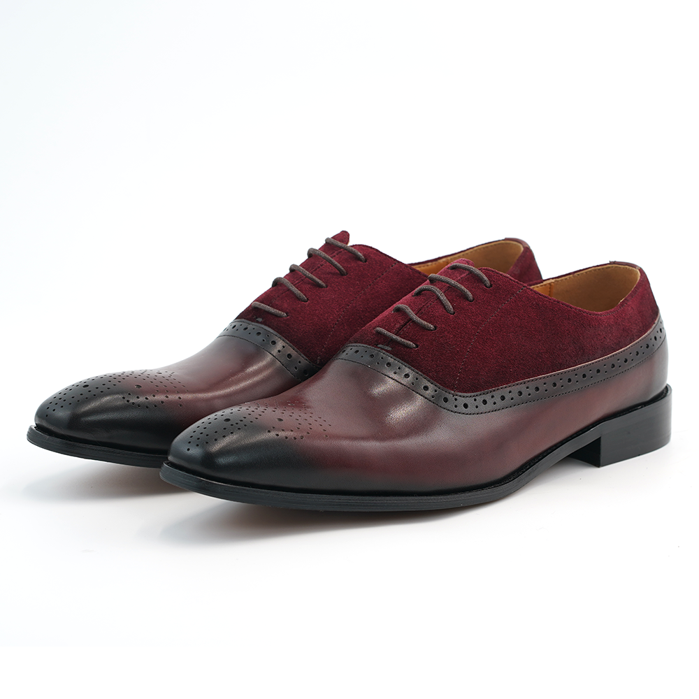 Burgundy Brogue D1196