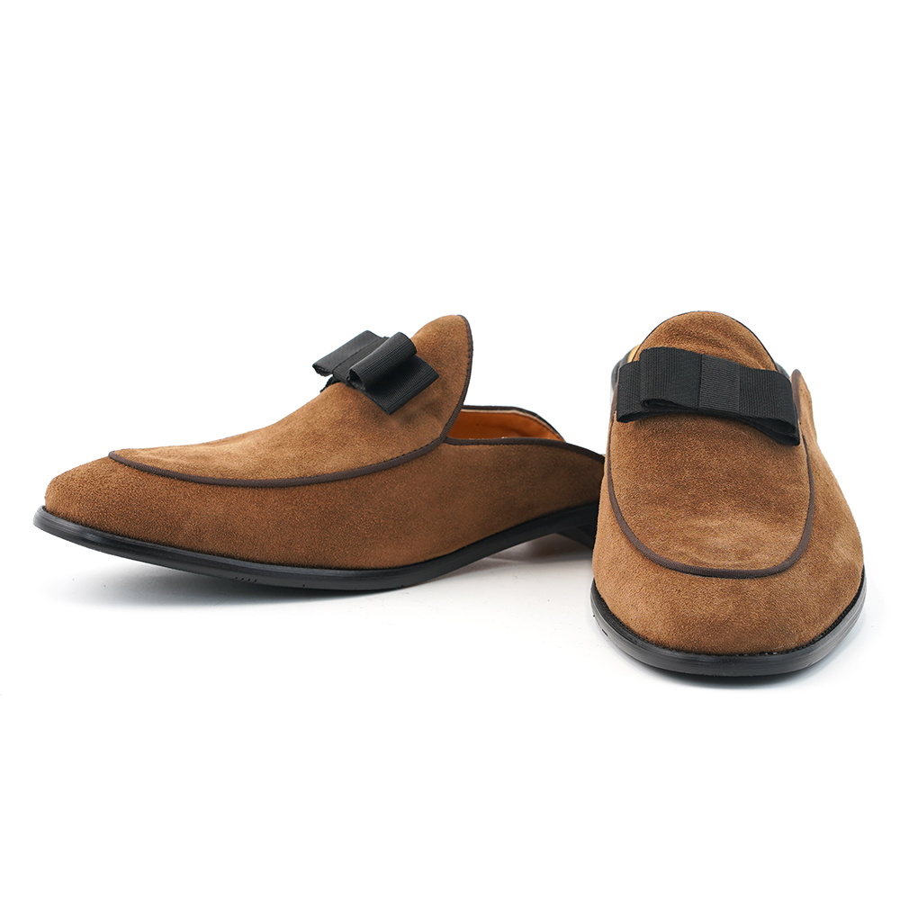 Brown Bow Formal Shoes D1255