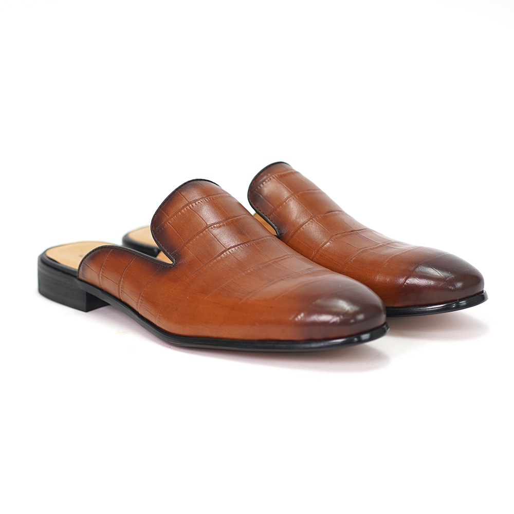 Burgundy Buckle Dress Shoes D1151