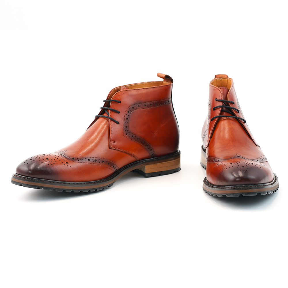 Brown Brogue Dress Shoes D1211