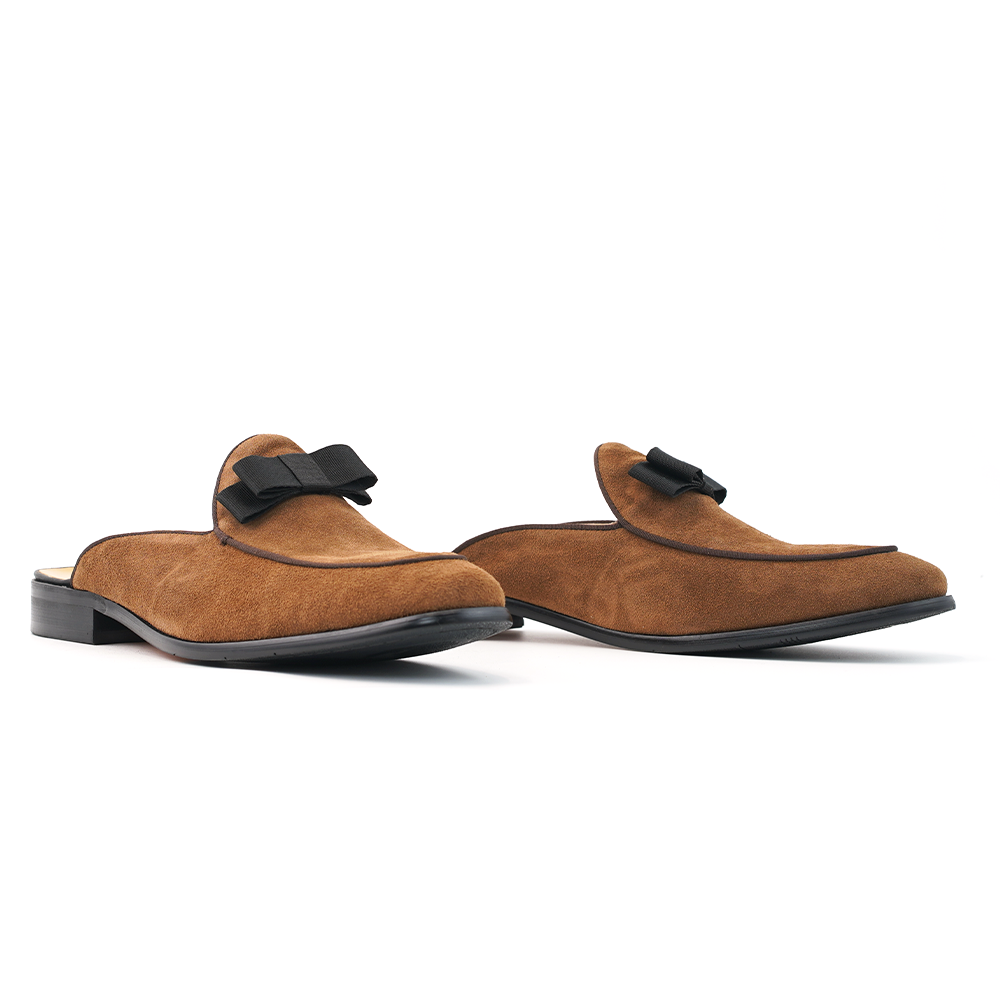 Brown Bow Formal Shoes D1255