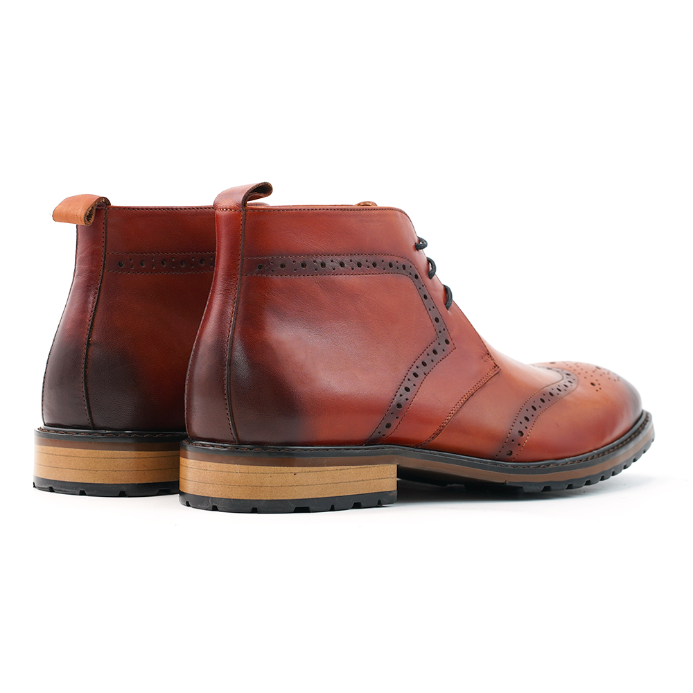 Brown Brogue Dress Shoes D1211