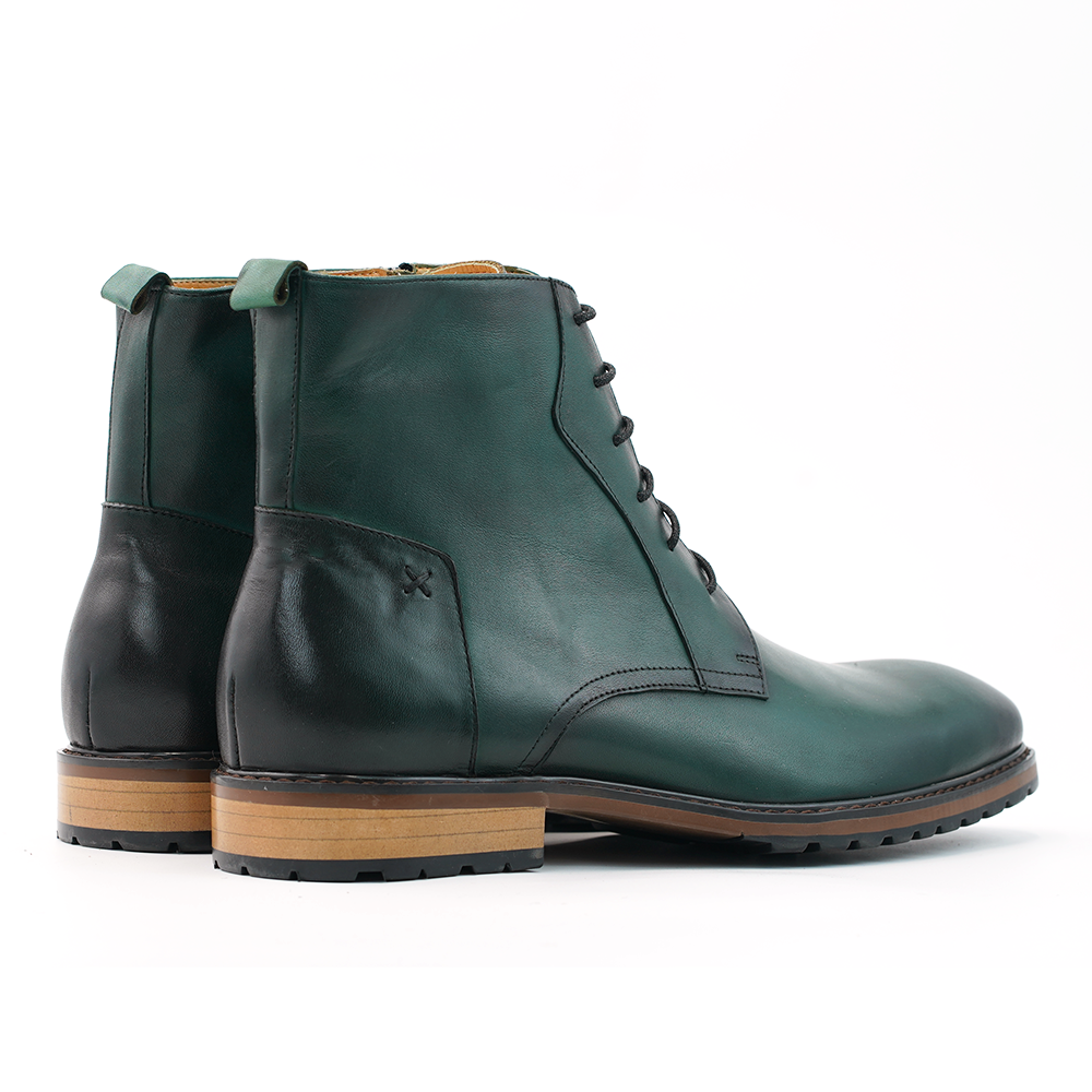 Green Laced Dress Shoes D1215
