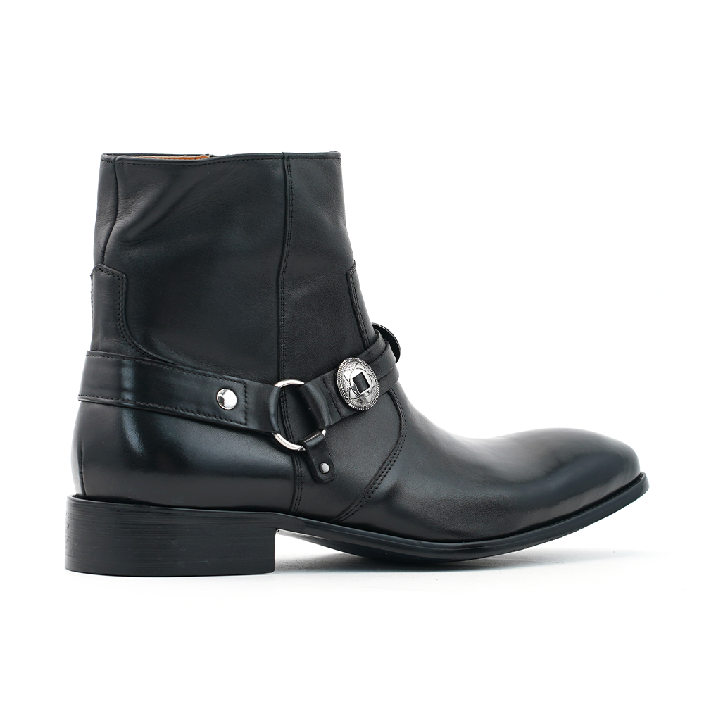 Black Buckle Dress Shoes D1214