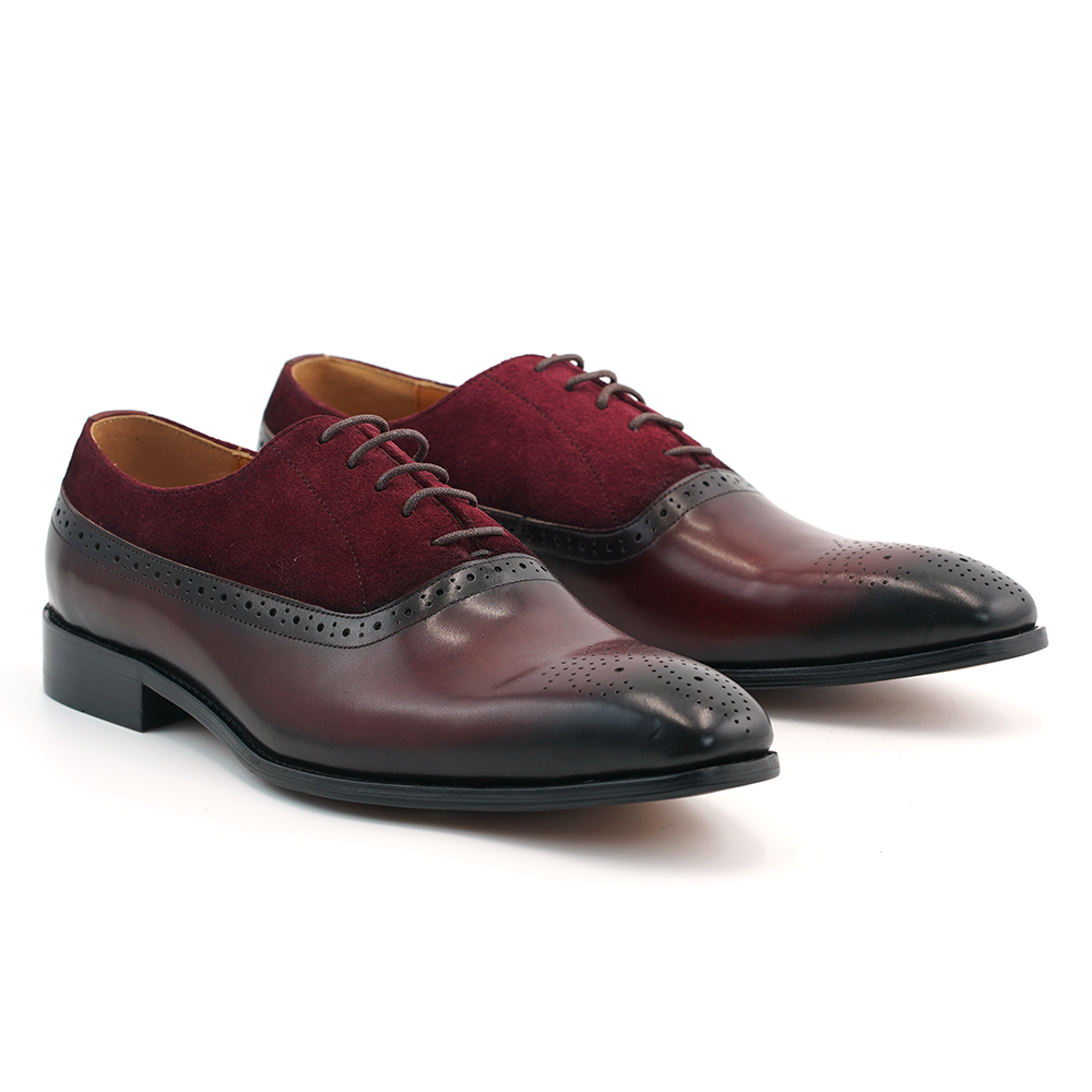 Burgundy Brogue D1196