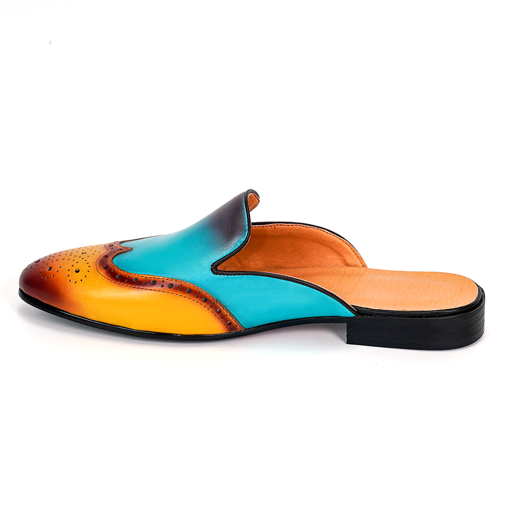 Gradient Engraved Dress Shoes D1180