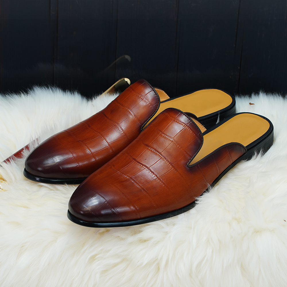 Burgundy Buckle Dress Shoes D1151