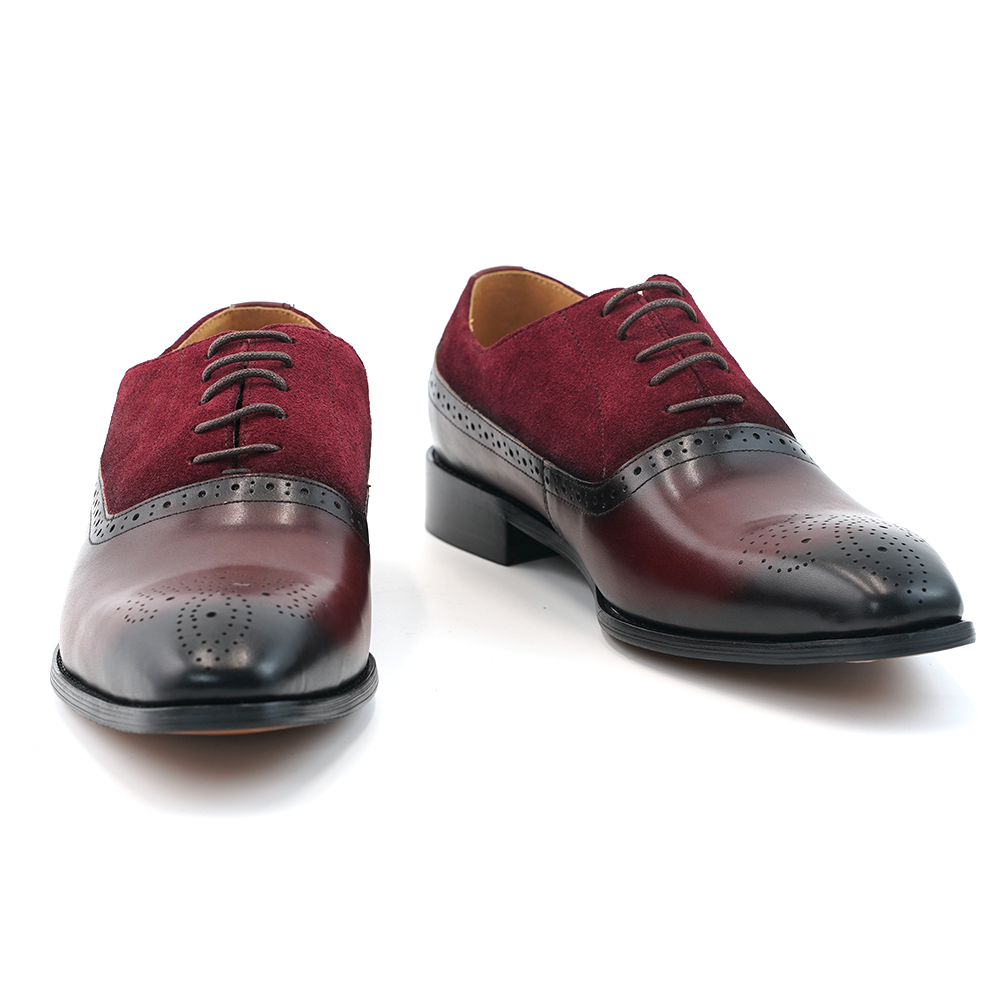 Burgundy Brogue D1196