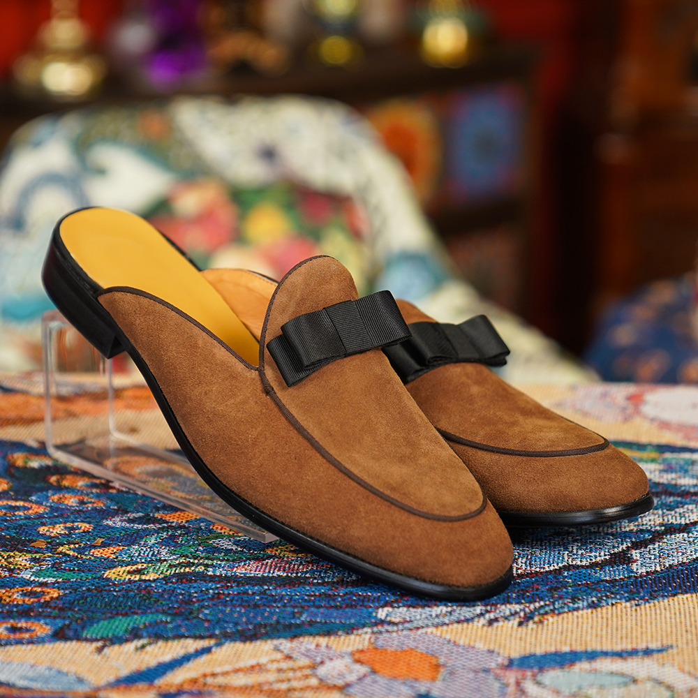 Brown Bow Formal Shoes D1255