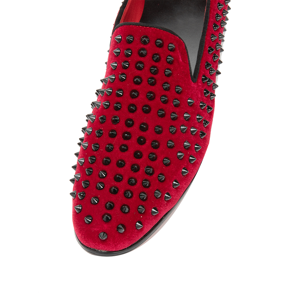 Red Rivet Pointed Shoes 9179