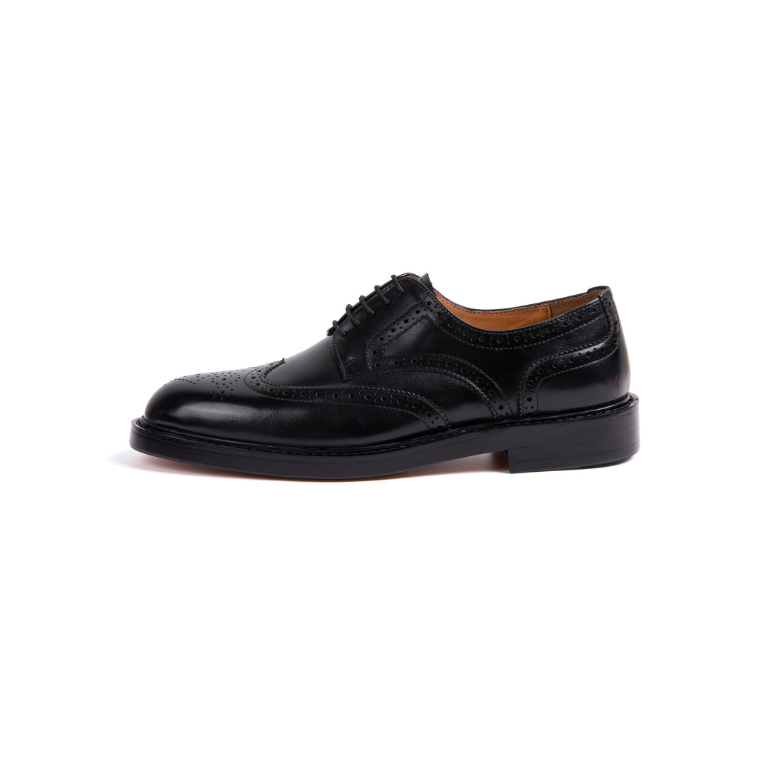 Black Brogue Dress Shoes VK026