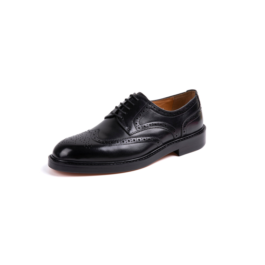 Black Brogue Dress Shoes VK026