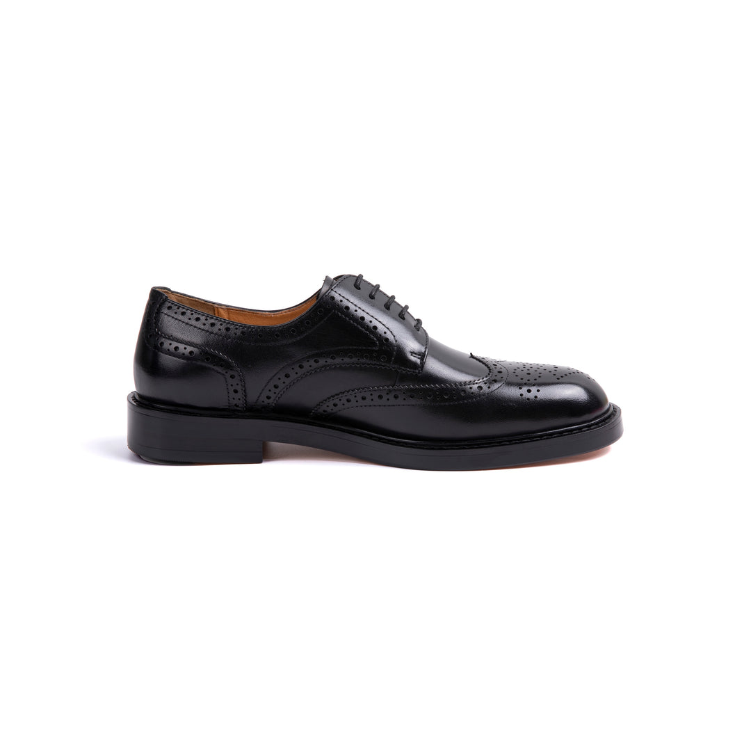 Black Brogue Dress Shoes VK026