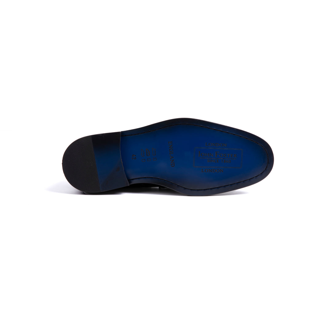 Blue Alligator Pattern Dress Shoes VK019