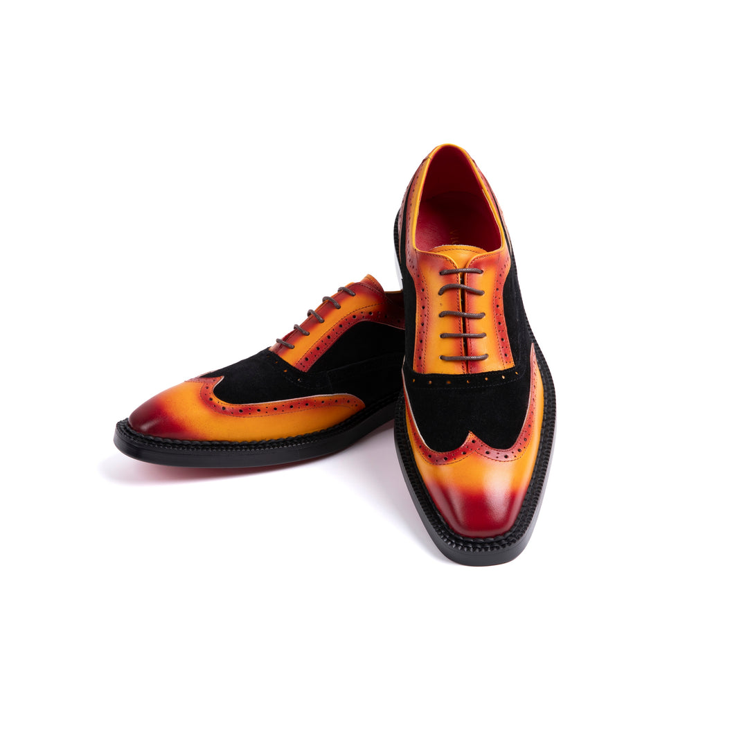 Gradient Brogue Dress Shoes VK004