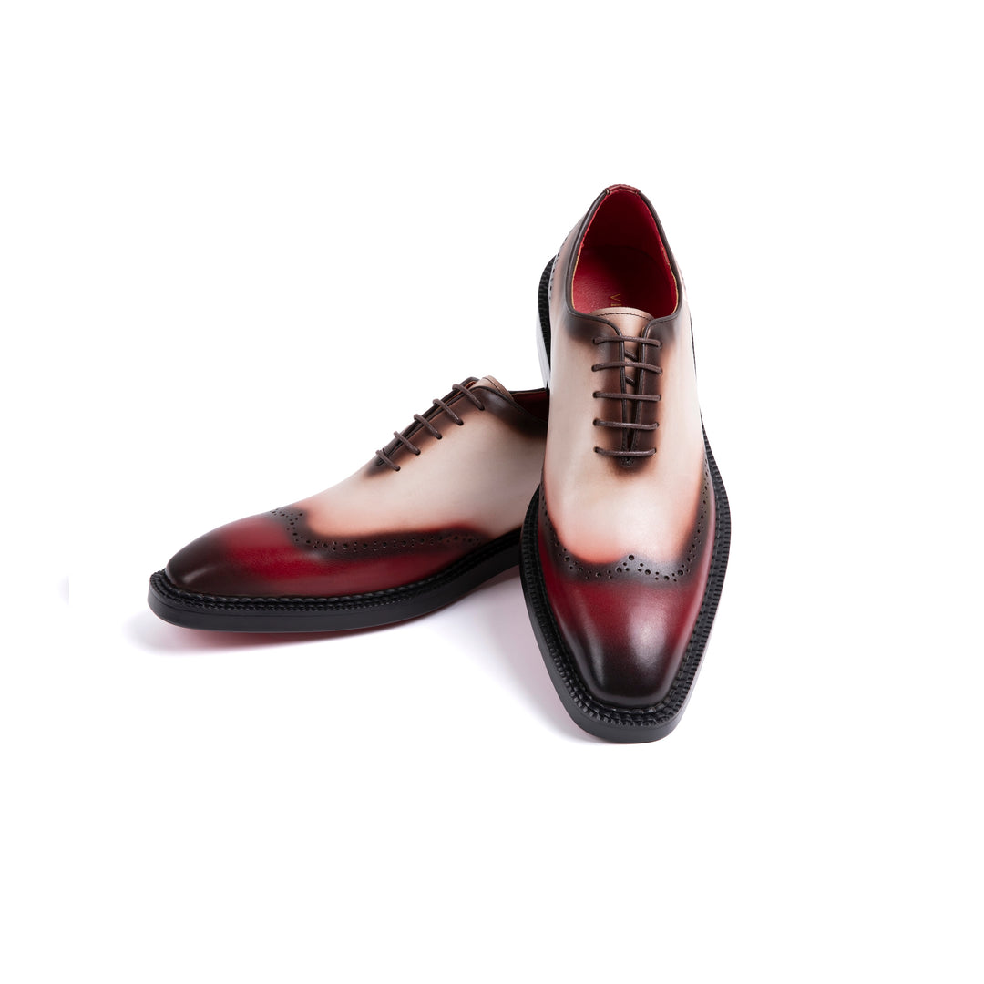 Gradient Carved Formal Shoes VK013